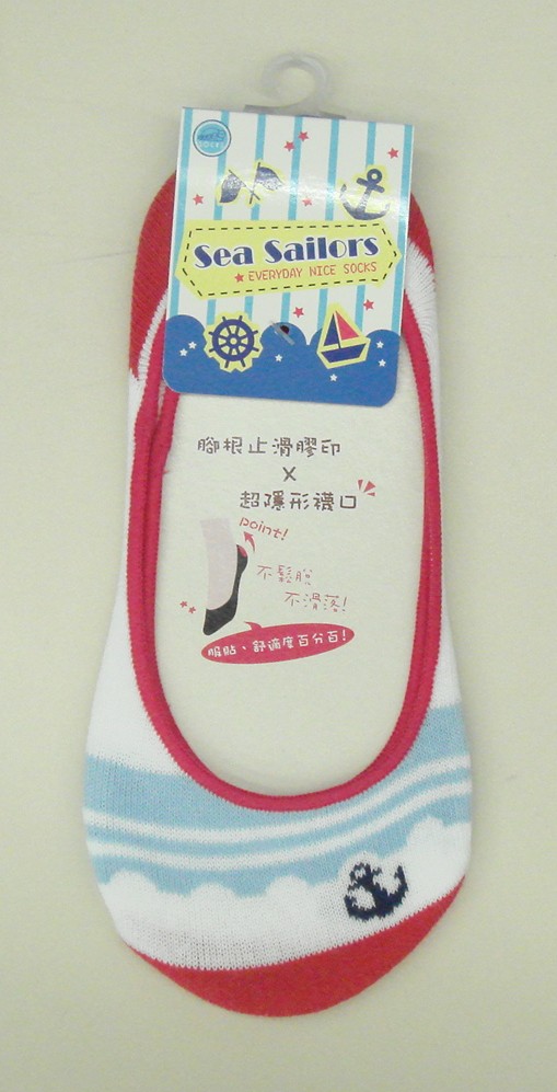 女海軍風低口襪