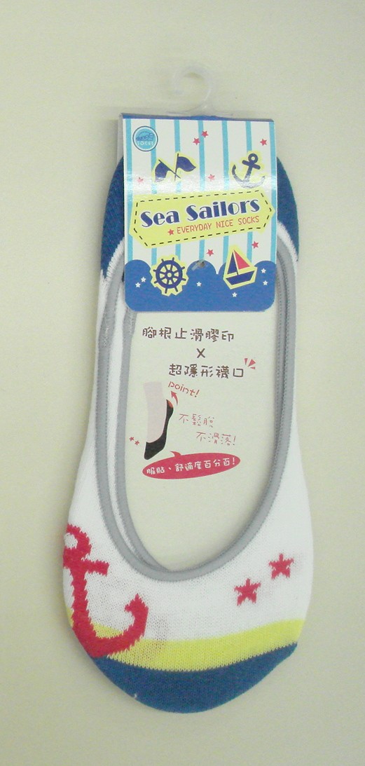 女海軍風低口襪