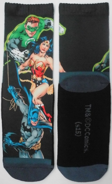 菁英人物-轉印半毛長筒襪