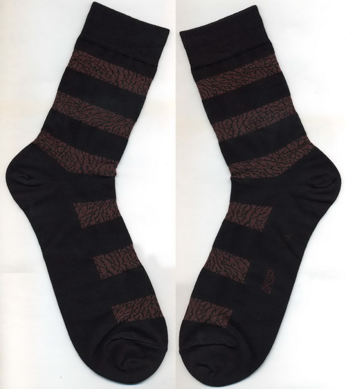 時尚裂紋紳士襪