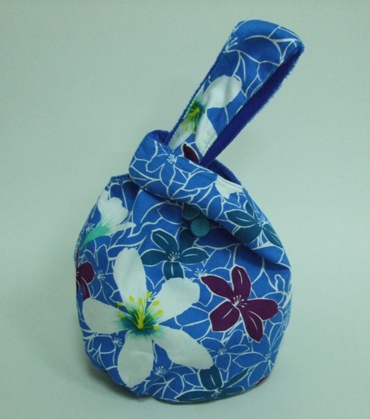 桐花束口手機袋