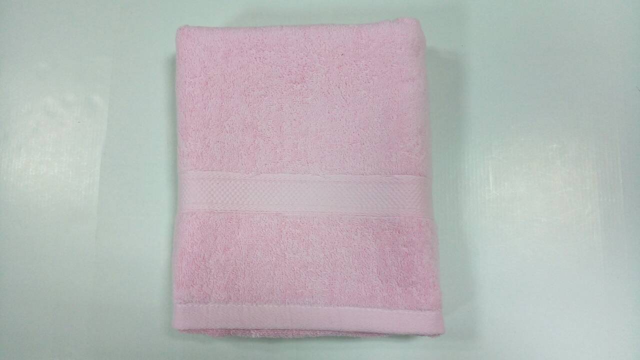 Miine緞檔浴巾(粉)