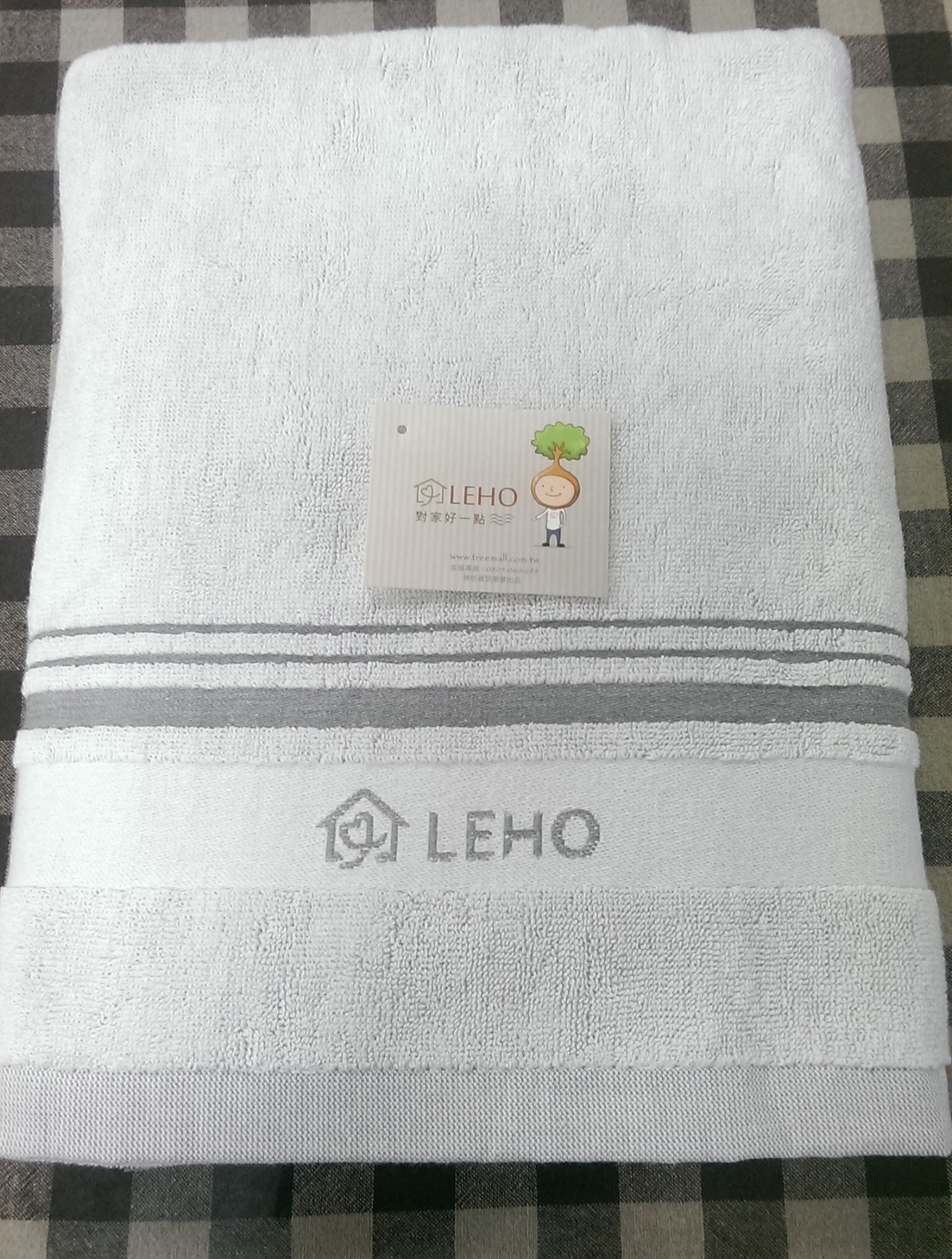 LEHO<適。舒活>輕柔奈米銀浴巾