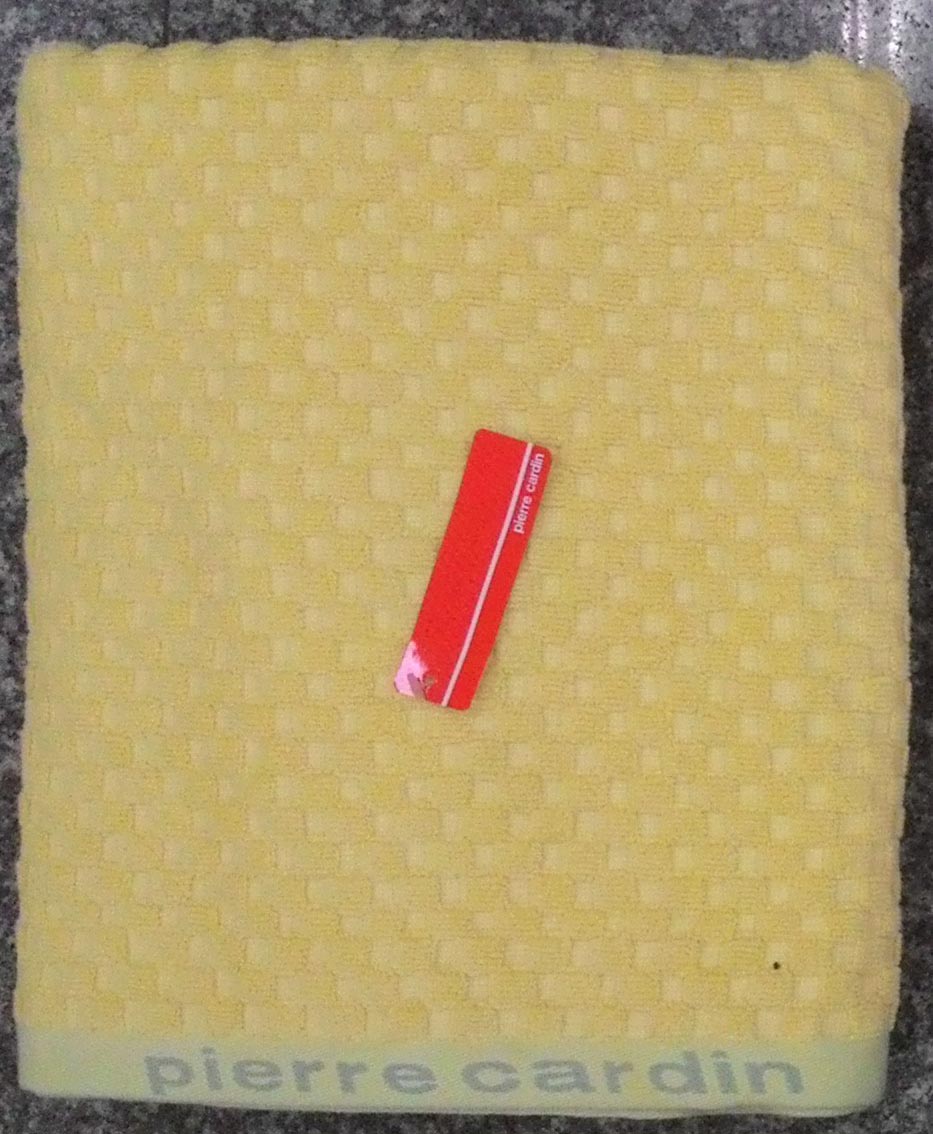 晶燦方格浴巾