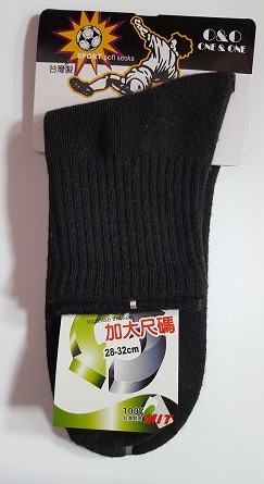 加大毛巾底運動襪