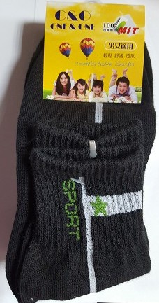 純棉休閒襪4入-SPORT