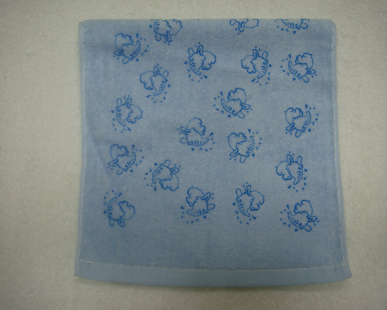素色印花童巾3入MO3093