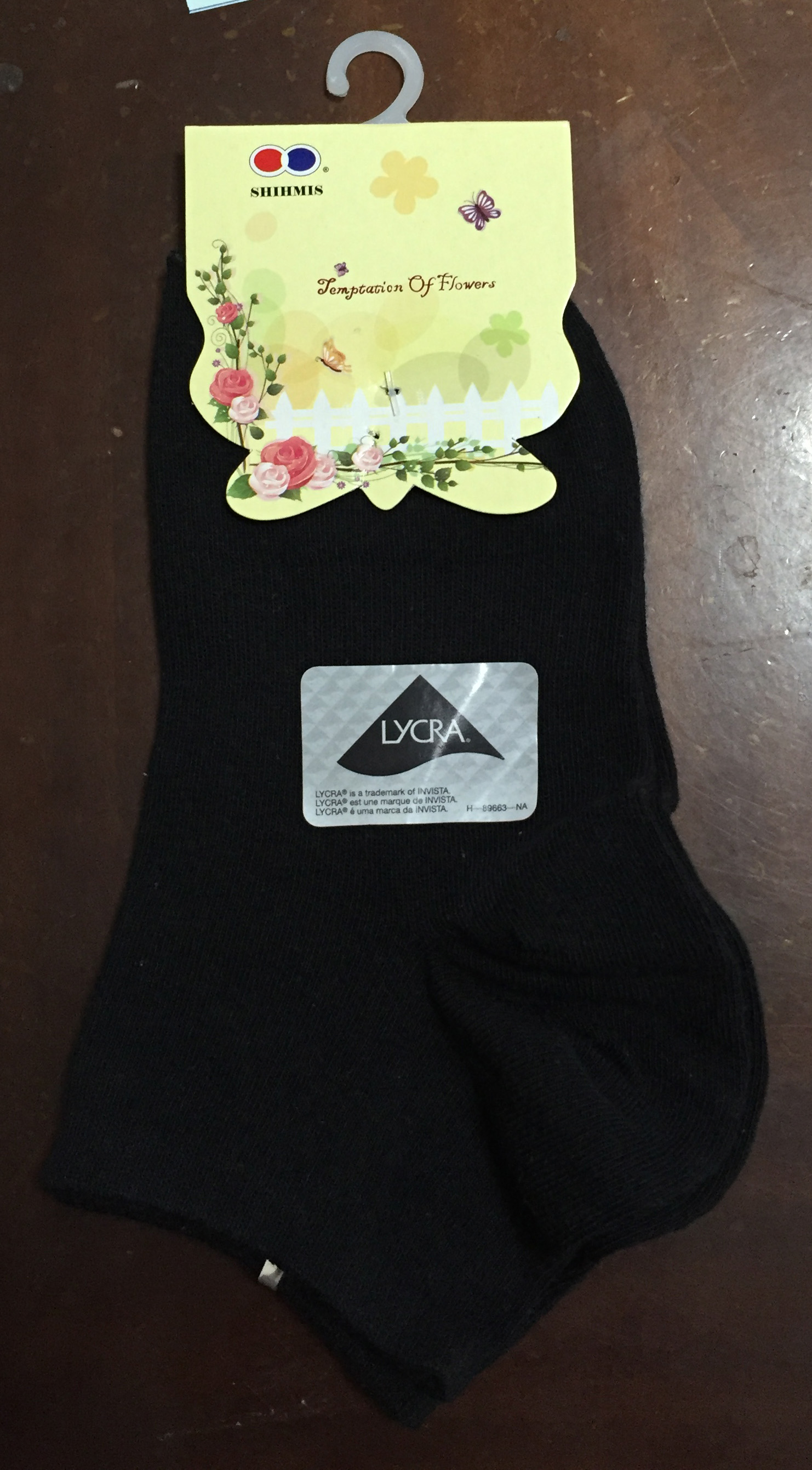 L型防滑1/2襪