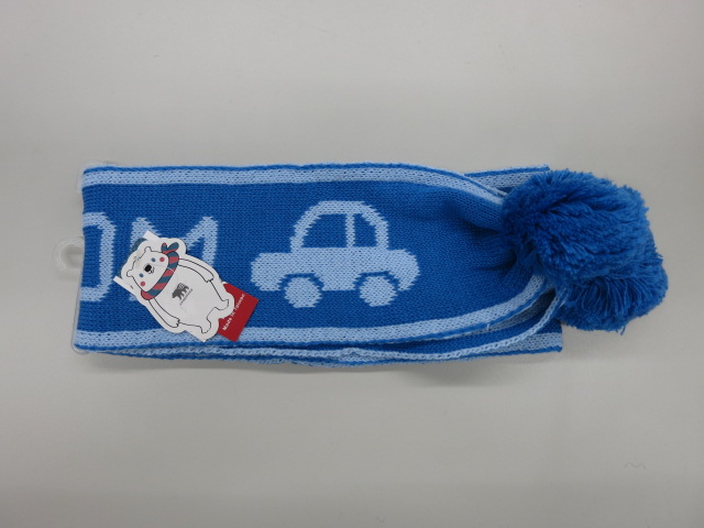 童BOOM汽車碰碰圍巾