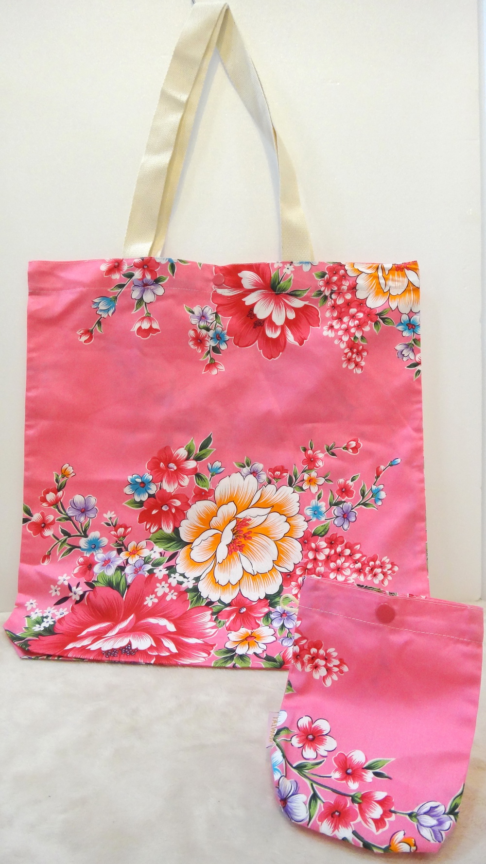  花布購物袋 
