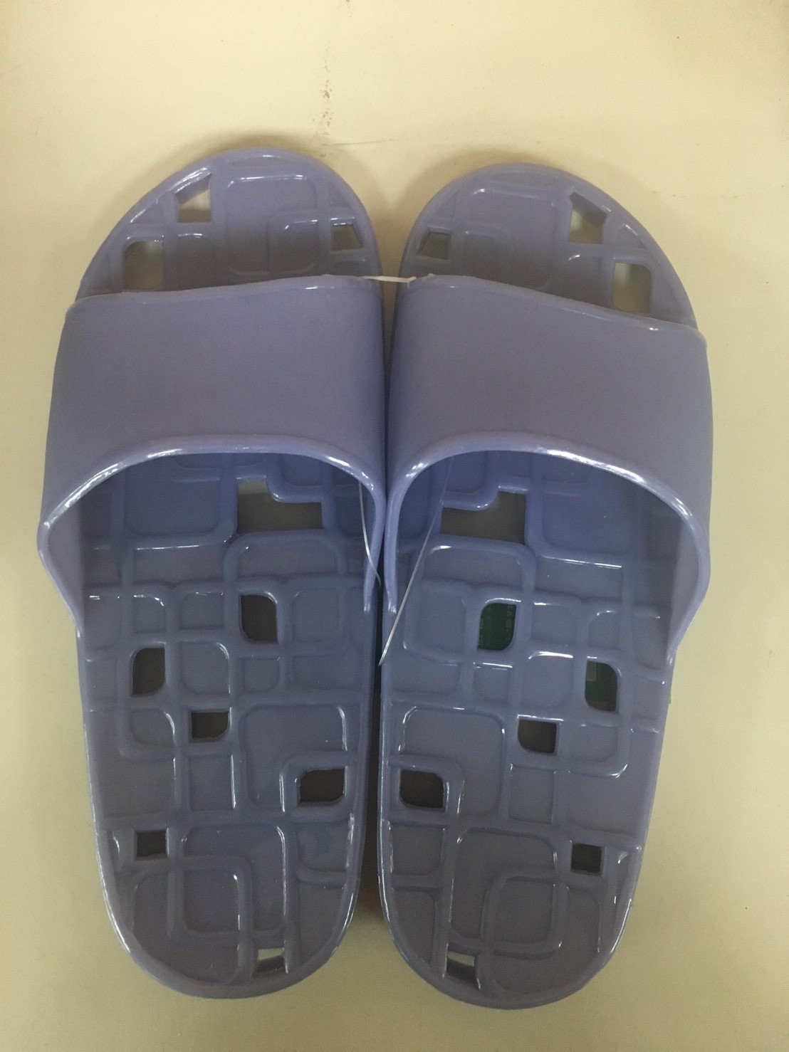 方格排水浴室拖鞋