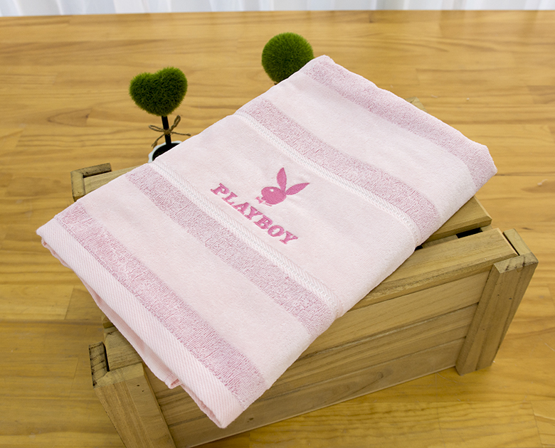 PLAYBOY長短毛浴巾