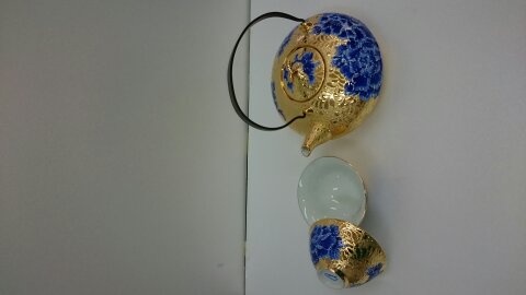 日用陶瓷-其它家庭器皿及盥洗室用具等產品 - 美人壺鎏金組