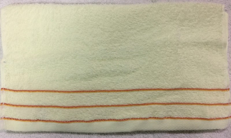 彩條毛巾