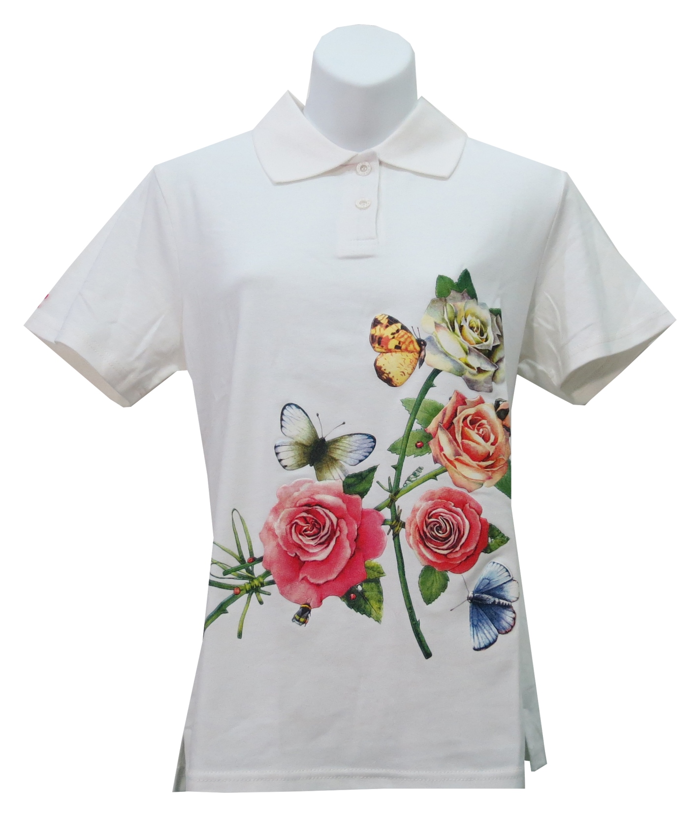 POLO/60支紗pima-玫瑰燙畫