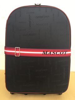 MASCOT時尚緹花8輪360度爬樓梯旅行箱