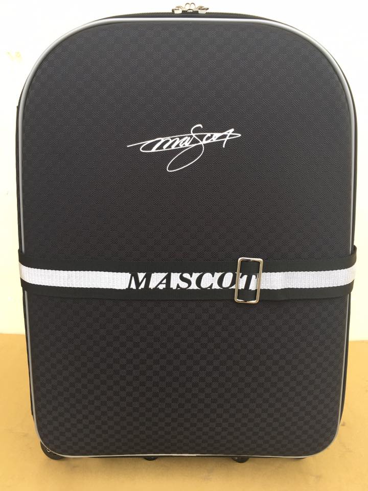 MASCOT特殊雙色格紋8輪360度爬樓梯旅行箱