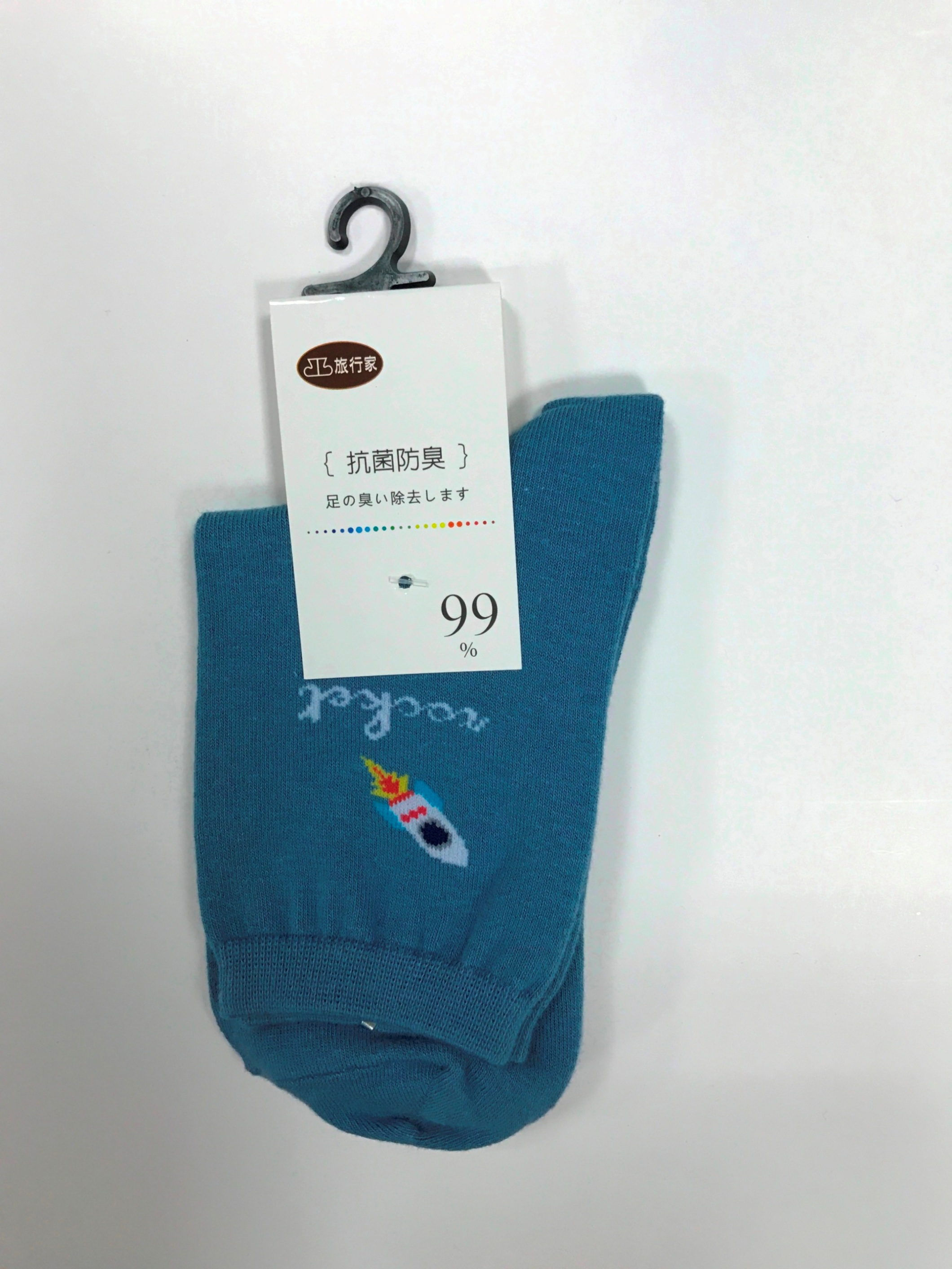 99抗菌短襪 小圖緹花