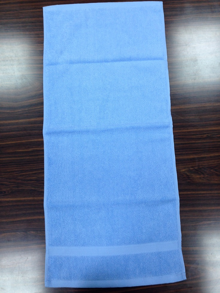 素色緞檔浴巾