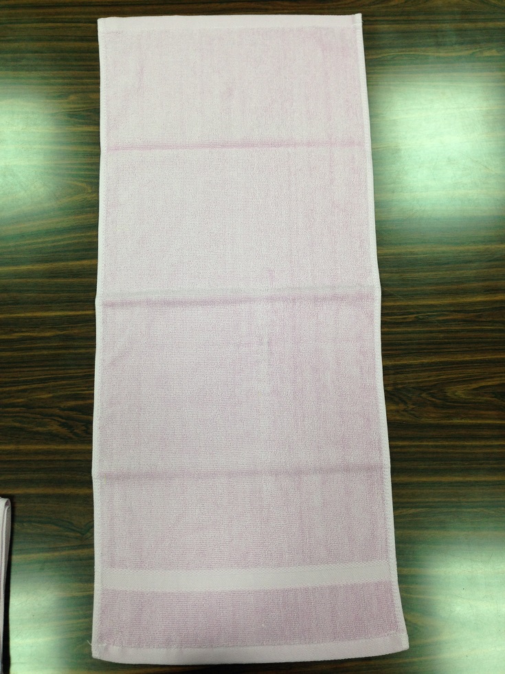素色緞檔浴巾
