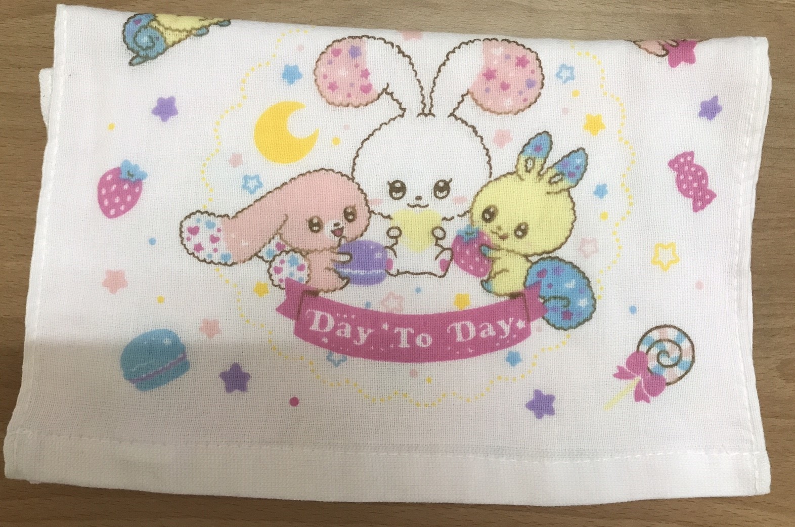 甜心兔紗布童巾