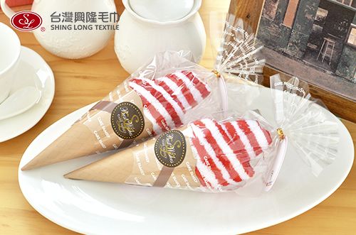 西瓜甜筒毛巾