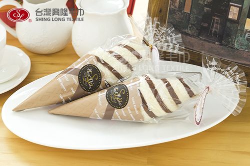 巧克力甜筒毛巾