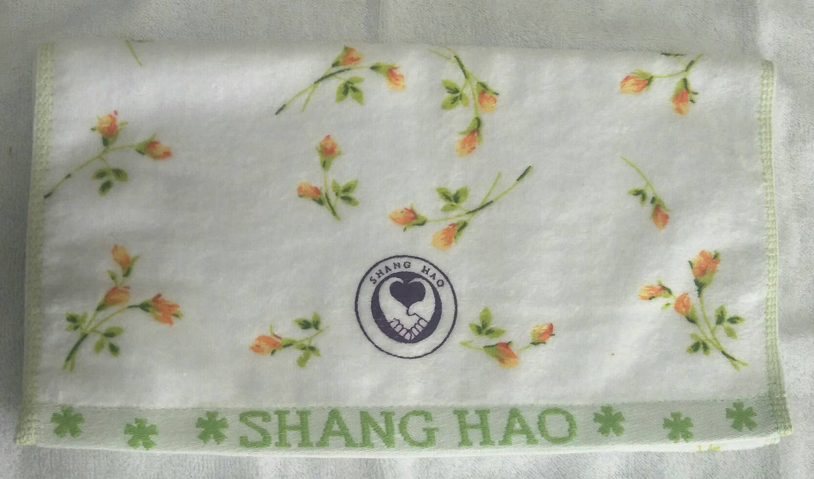 剪絨印花毛巾