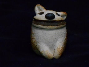 裝飾陶瓷-其它裝飾陳設陶瓷製品 - 開心狗(立)