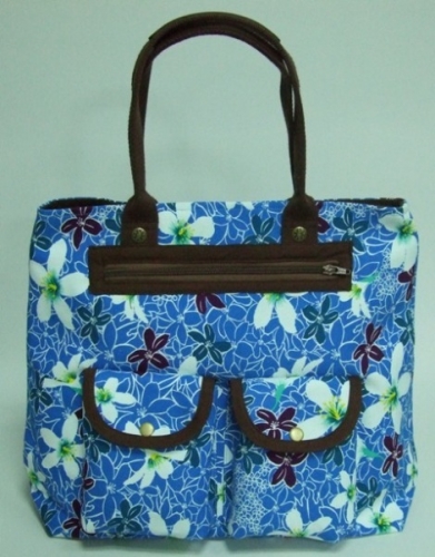 桐花帆布運動包