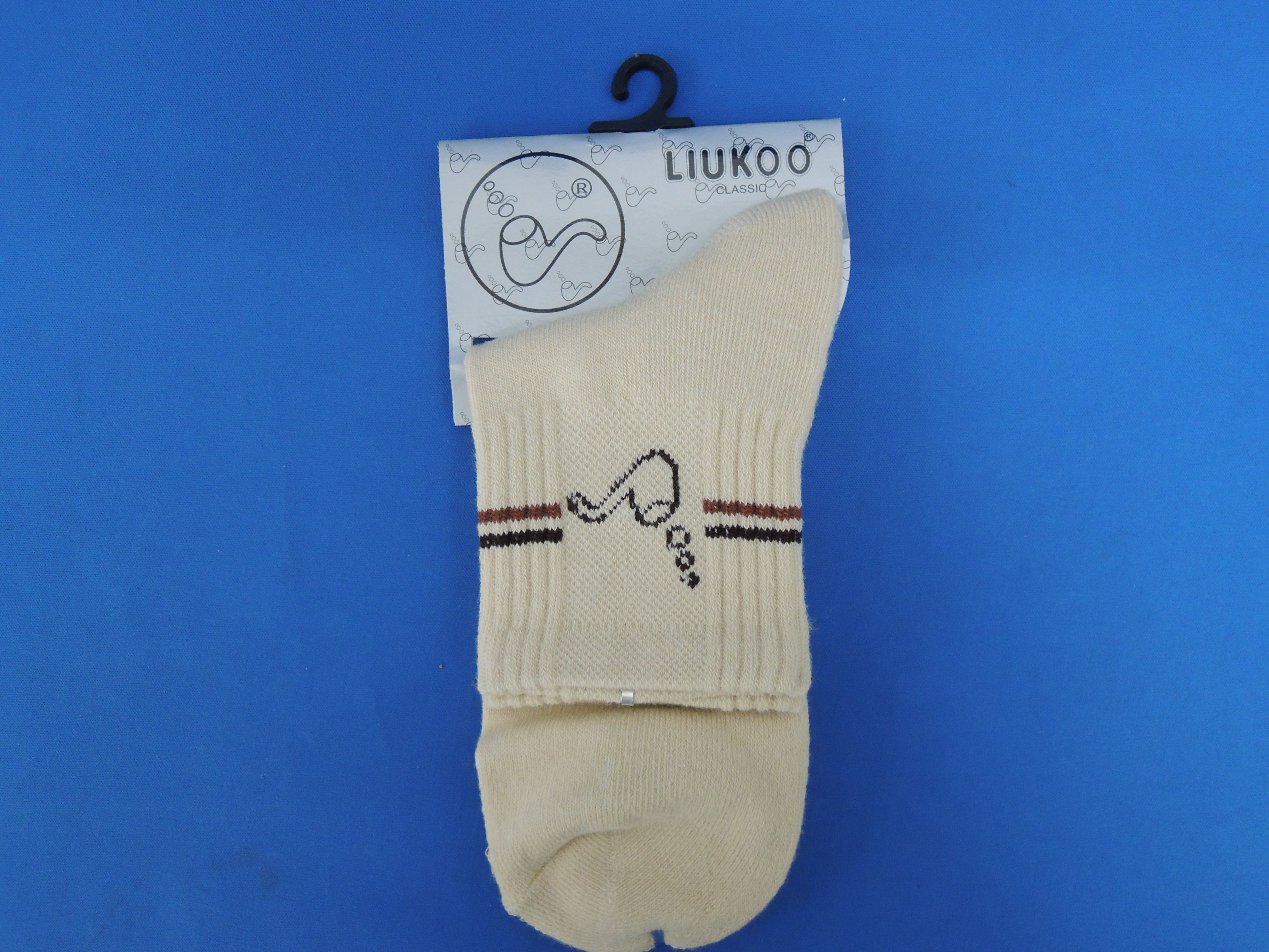 LIUKOO 1/2厚底運動襪 
