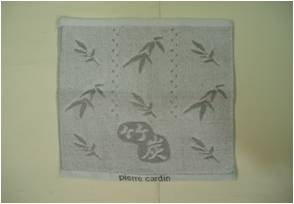 竹炭葉子方巾