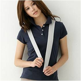 女款素面POLO衫