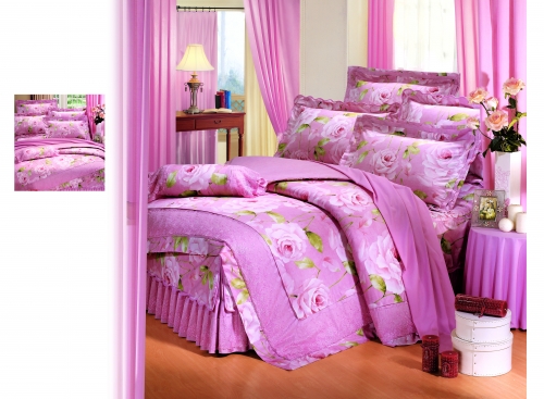 床罩(6x6.2尺)-粉