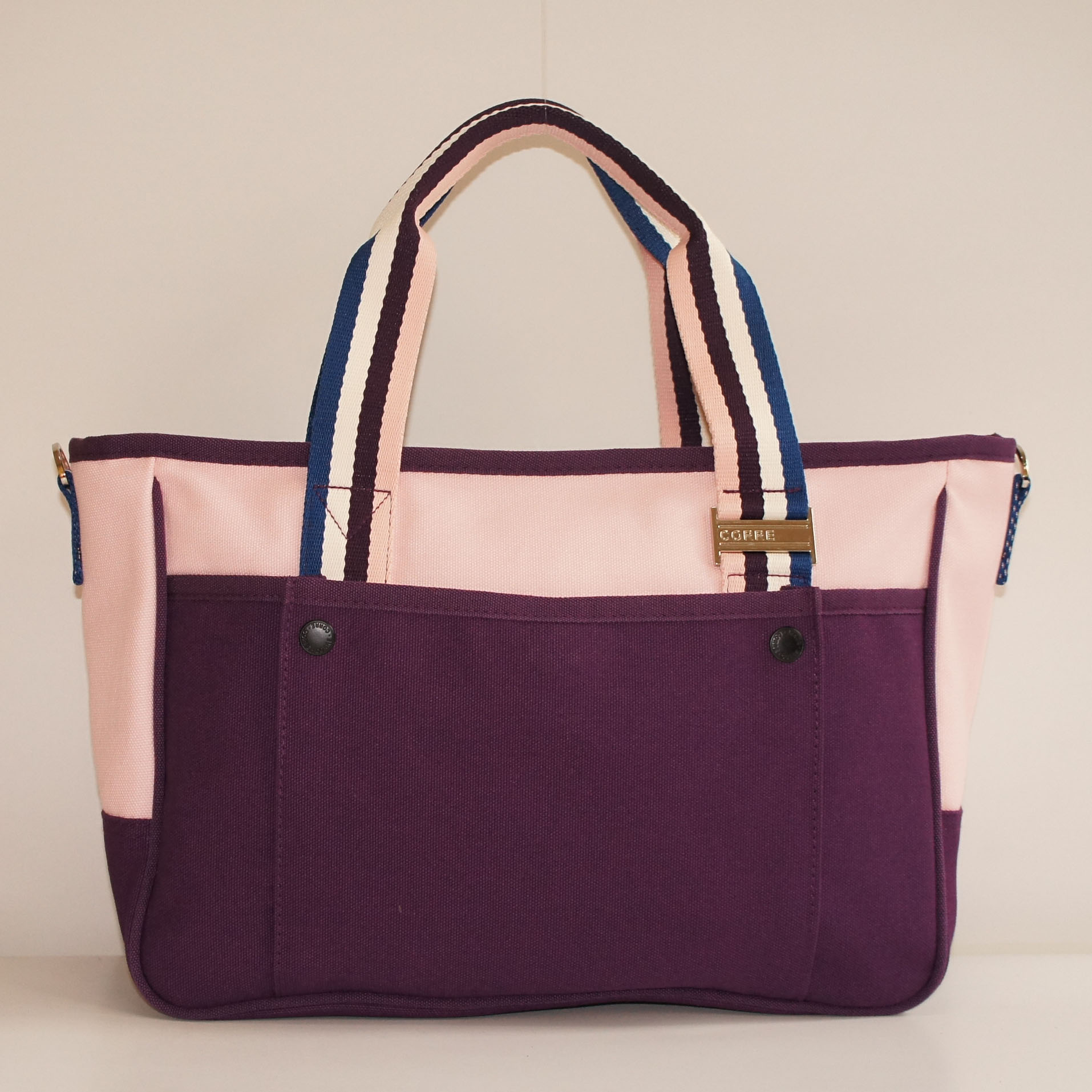 帆布手提斜背兩用包