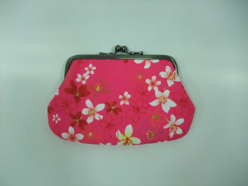 桐花雙錢包口金夾