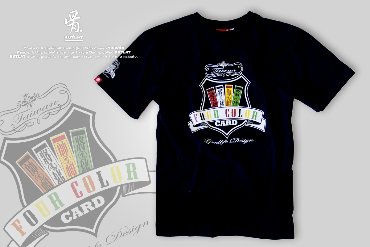 純棉文創Tee-黑色