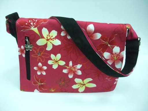 桐花大書包(拉鍊)