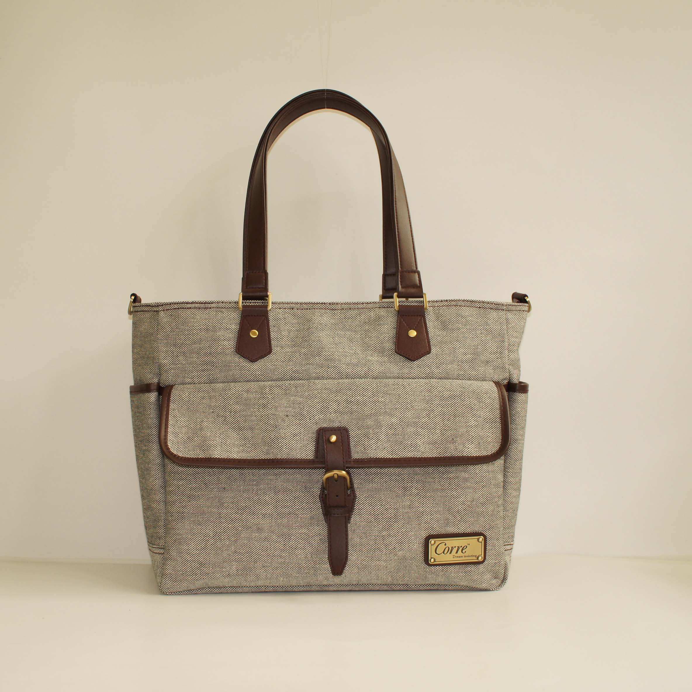 亞麻兩用公事包