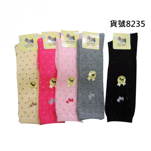 刺繡半統童襪