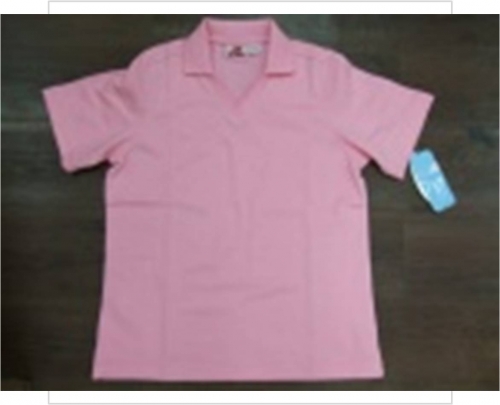 女短袖POLO(粉)