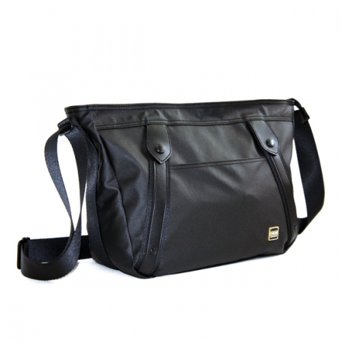 雅痞個性梯形手提兩用斜背包