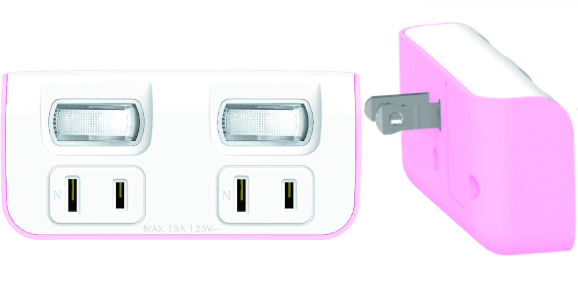 一般型二極15A 125V 分接式插座