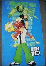 Ben 10 外星英雄浴巾 藍
