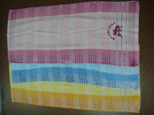 毛巾 細格POLO-黃