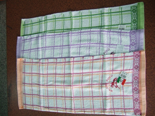 毛巾大格POLO-綠