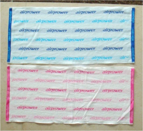 色緹 Airpower提字毛巾 綠