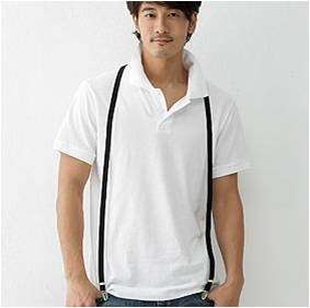 男款素面POLO衫