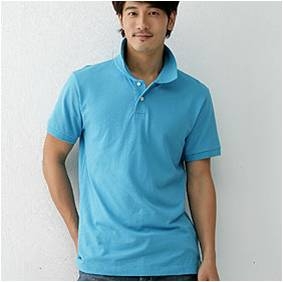 男款素面POLO衫