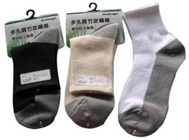 CH多孔質竹炭陰陽底短襪